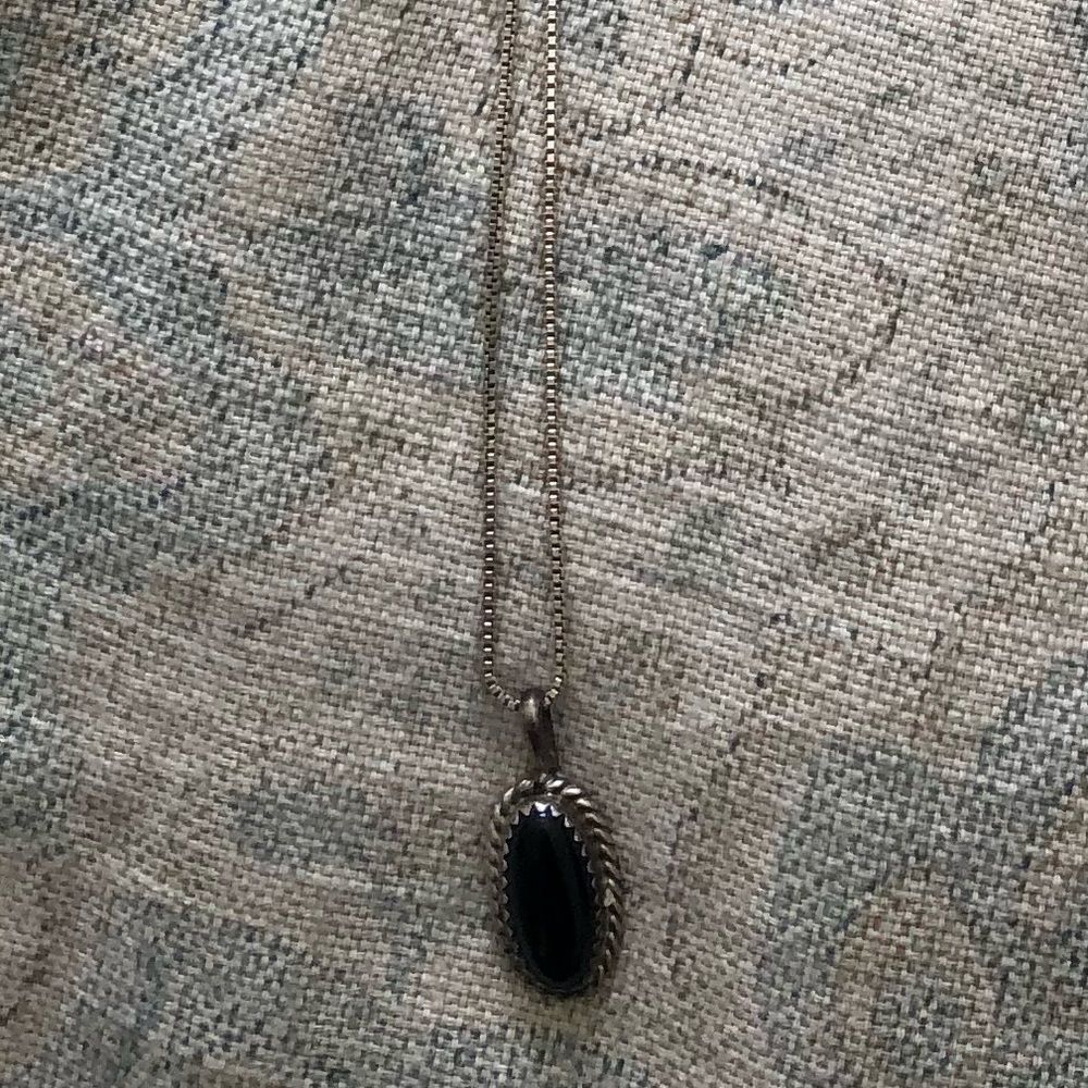 Black Agite necklace